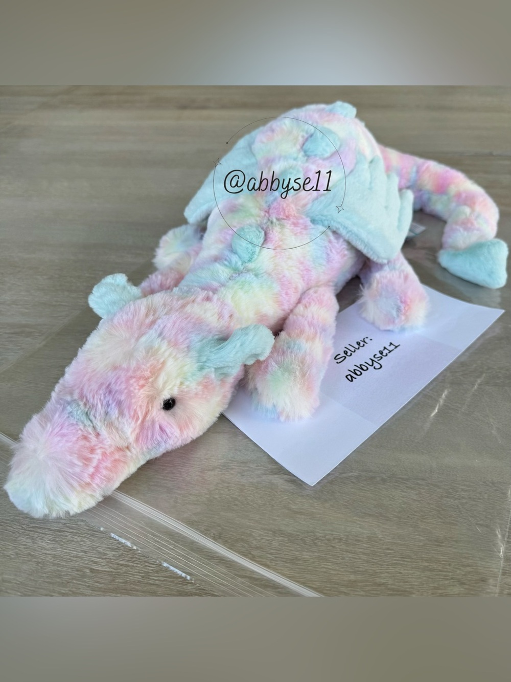 Jellycat Lazulia Dragon - Large - Authentic - Brand New With Tags - Fast Ship